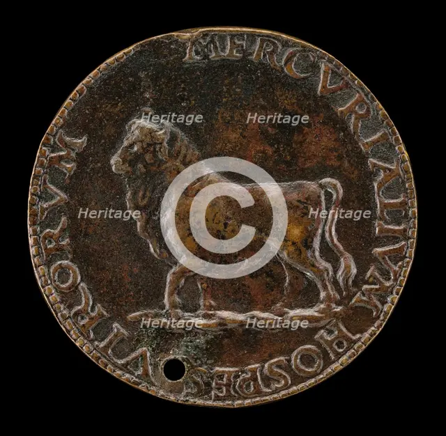 Ox [reverse], c. 1478. Creator: Unknown.