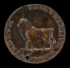 Ox [reverse], c. 1478. Creator: Unknown