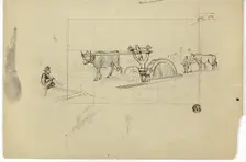 Ox Working on a Treadmill, n.d. Creator: Unknown