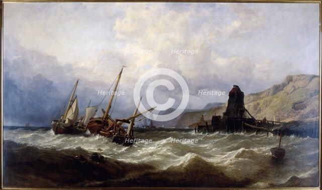 Oxwich Bay, South Wales. Artist: Clarkson Stanfield