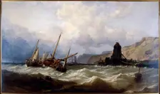 Oxwich Bay, South Wales. Artist: Clarkson Stanfield