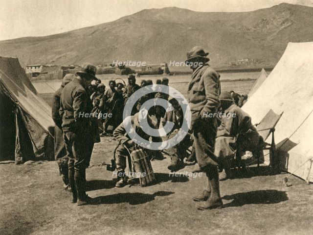 'Oxygen Drill in Camp', c1918-c1939. Creator: Unknown.