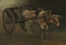 Oxcart, 1884. Creator: Gogh, Vincent, van (1853-1890)