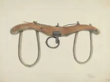 Oxen Yoke, c. 1936. Creator: Cornelius Frazier