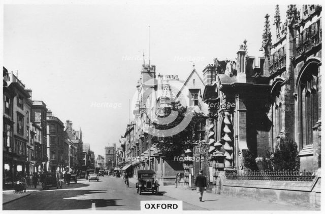 Oxford, 1937. Artist: Unknown