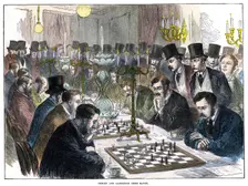 Oxford and Cambridge Chess Match 19th century