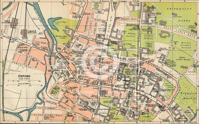 'Oxford', c20th Century. Artist: John Bartholomew.