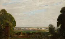 Oxford from Ferry Hinksey, 1900-1924. Creator: Robert Anning Bell