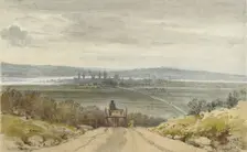 Oxford from Shotover Hill, from recollection, 10 January 1791. Artist: John Baptist Malchair