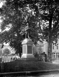 Oxford Light Infantry Memorial, St Clements, Oxford, Oxfordshire, c1860-c1922. Artist: Henry Taunt