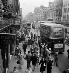 Oxford Street, London, 1962-1964. Artist: John Gay
