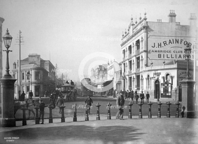Oxford Street, Sydney, New South Wales, Australia, c1885. Artist: Unknown