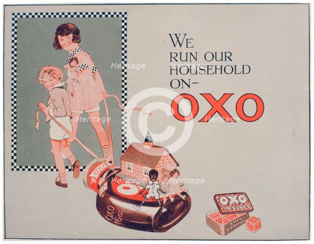Oxo advert, 1922. Artist: Unknown