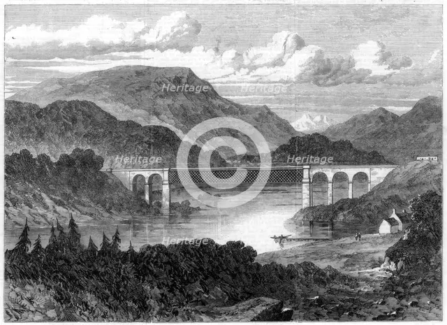 Oykel Viaduct, Sutherland Railway, 1866. Artist: Unknown
