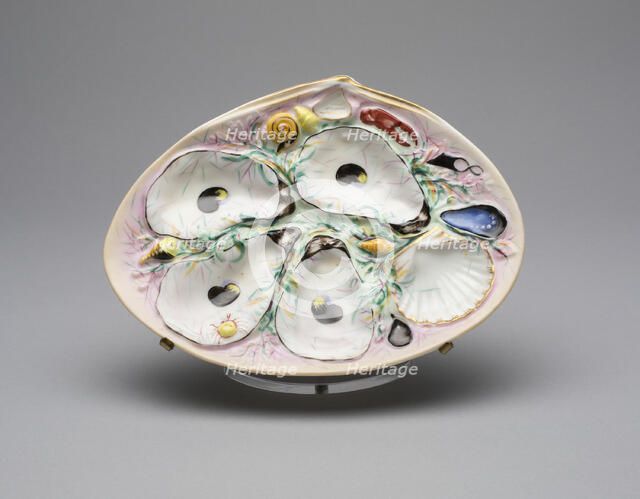Oyster Plate, c. 1881. Creator: Union Porcelain Works.