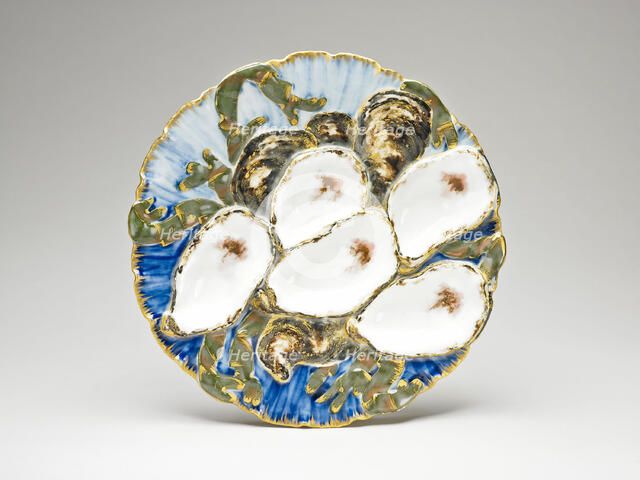 Oyster Plate, designed 1879, produced 1880/87. Creator: Haviland & Co.