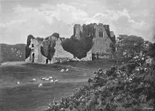 Oystermouth Castle, Mumbles c1896. Artist: Harvey Barton