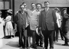 L to R: A.D. Thompson, Morris Cohn, Palmieri, T.F. Cannon, F.J. Gropper, 1912. Creator: Bain News Service
