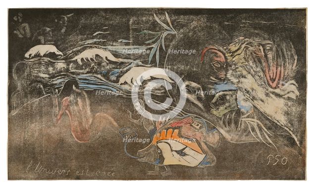L’univers est créé (The Universe Is Being Created), from the Noa Noa Suite, 1893/94. Creator: Paul Gauguin.