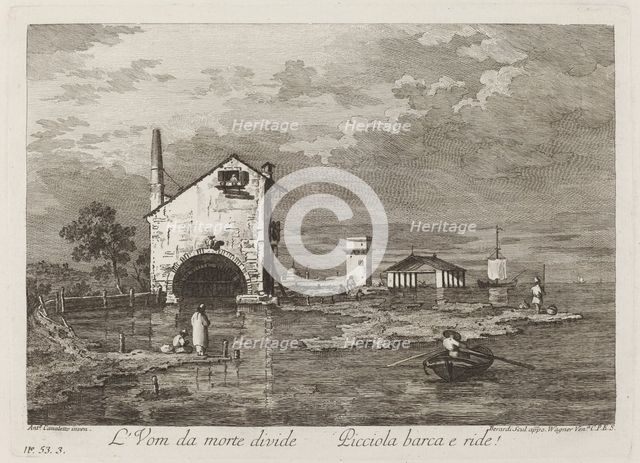 L'Vom da morte divide..., c. 1760. Creator: Fabio Berardi.