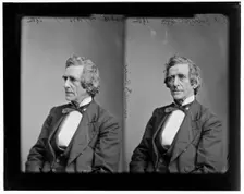 L.A. Gobright, Pres. of Associated Press, between 1865 and 1880. Creator: Unknown