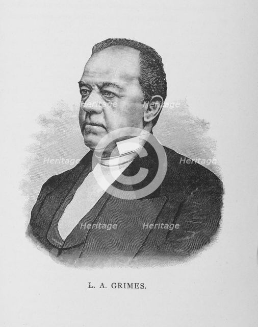 L. A. Grimes, 1887. Creator: Unknown.