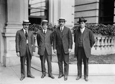 L.A. Peredo of Mexico, Jose Vasconcelos; Jose Urquide; Rafael Zubiran; Peredo, 1914. Creator: Harris & Ewing
