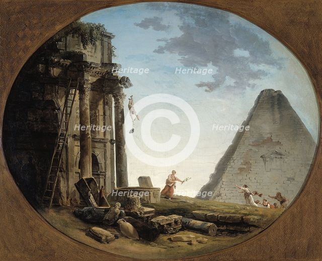 L'Accident, between 1790 - 1804. Creator: Hubert Robert.