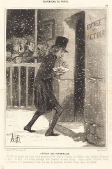L'Acteur des Funambules, 1842. Creator: Honore Daumier