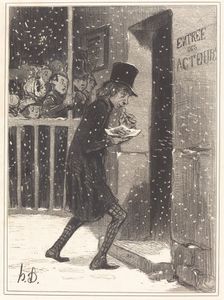 L'Acteur des Funambules, 1842. Creator: Honore Daumier