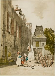 L'Abaye St. Amand, Rouen, 1839. Creator: Thomas Shotter Boys