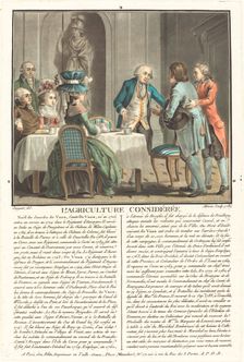 L'agriculture consideree, le Comte de Veaux, 1789. Creator: Jean Baptiste Morret