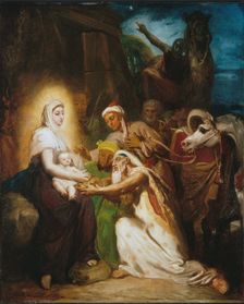 L'Adoration des Mages, 1856. Creator: Theodore Chasseriau
