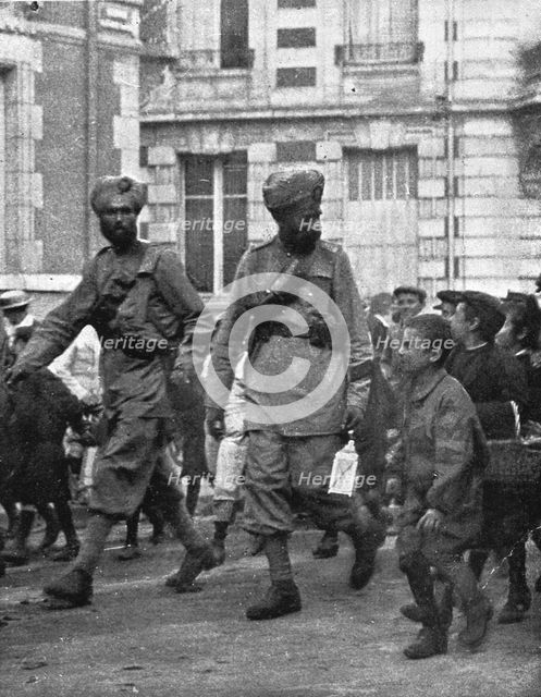 'L'Afrique et l'orient dans les brumes du nord', 1914. Creator: Unknown.