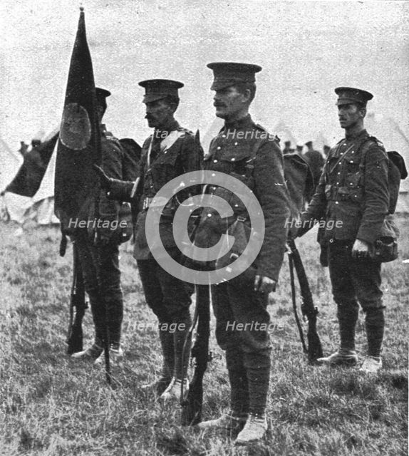 ''L'aide du Canada; Etendard de regiment Princesse Patricia', 1914. Creator: Unknown.