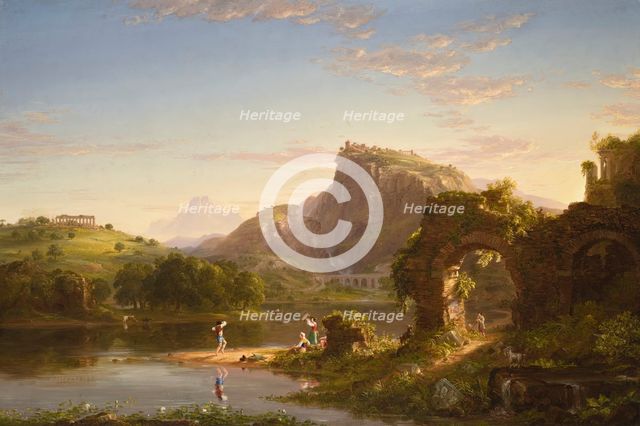 L'Allegro, 1845. Creator: Thomas Cole.