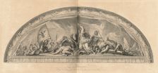 L'Allemagne Cintre du Salon de la Guerre du côté des appartemens du Roi...[pl. 37], pub 1752. Creators: Jean-Baptiste Masse, Louis Desplaces