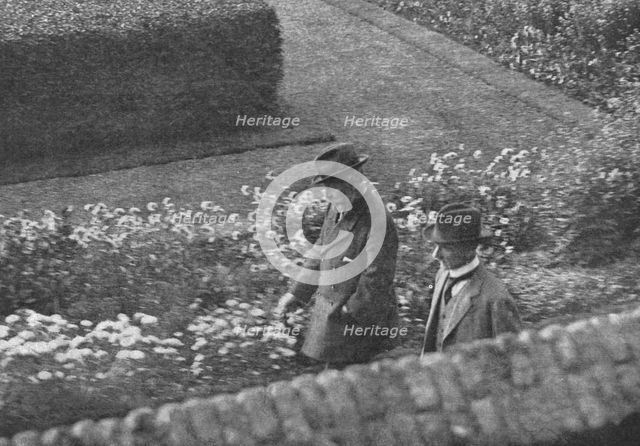 ''L'Alsace et la Lorraine retrouvees; l'homme propose', 1919. Creator: Het Leven.
