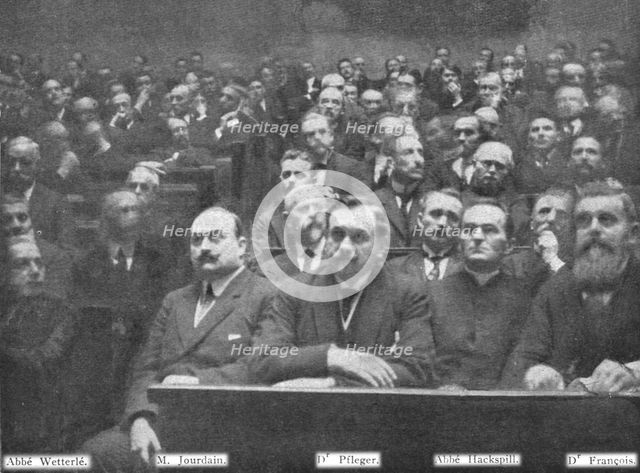 'L'Alsace et la Lorraine retrouvees; les deputes d'Alsace et de Lorraine siegeant pour...1919. Creator: Unknown.