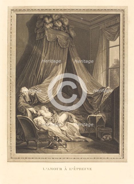 L'Amour à l'epreuve. Creator: Jacques Firmin Beauvarlet.