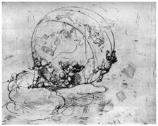 L'Amour Conduisant le Monde c1860-1910 (1924). Artist: Auguste Rodin