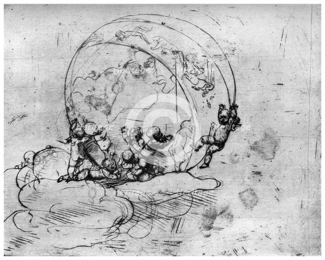 'L'Amour Conduisant le Monde', c1860-1910 (1924). Artist: Auguste Rodin