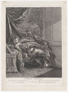 L'amour européen, 1751-97. Creator: Pierre François Basan