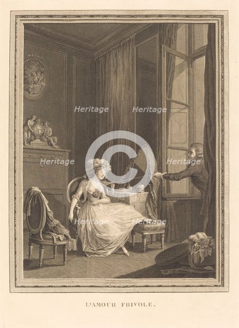 L'amour frivole. Creator: Jacques Firmin Beauvarlet.
