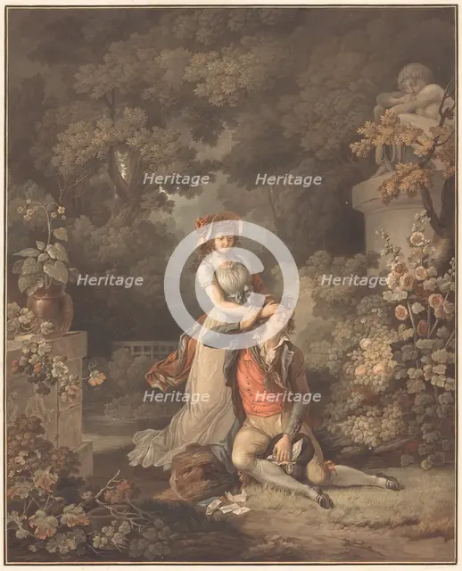 L'Amant surpris. Creator: Charles-Melchior Descourtis.