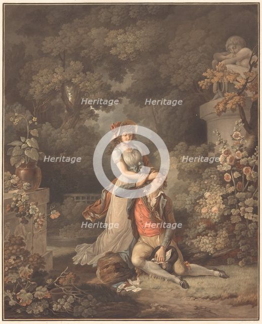 L'Amant surpris. Creator: Charles-Melchior Descourtis.
