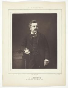 L. Andrieux, c. 1876. Creator: Ferdinand J. Mulnier