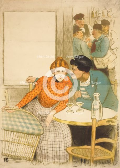 L'Assommoir, 1900. Creator: Theophile Alexandre Steinlen.