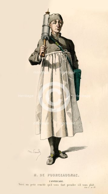 L'Apothicaire, 1868.  Creator: Unknown.