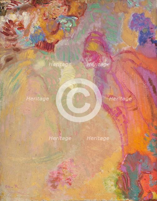 L'Apparition (The Apparition), c1900. Creator: Odilon Redon.